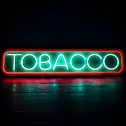 27.5" x 6" Neon Sign With Remote Controller - Tobacco [LED-NS003]